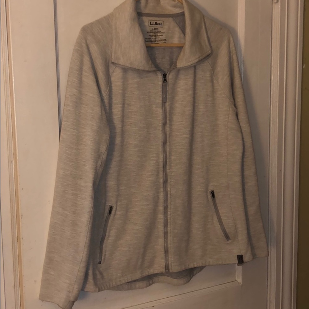 LLBean ladies knit full-zip